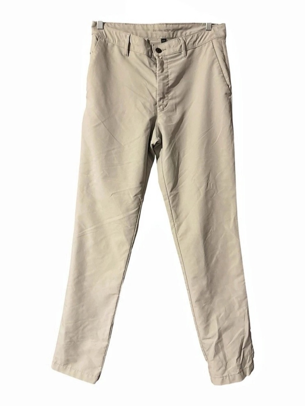 Banana Republic Motion Tech Hybrid Pant Men's Beige Pants Waist 32 Length 34